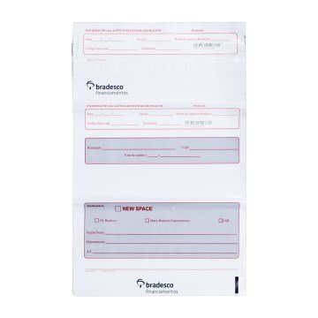 Envelope Plástico de Segurança Financiamentos PCT 25UN