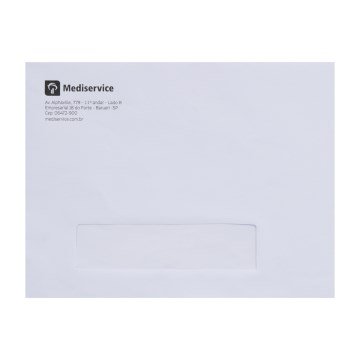 Envelope Bradesco Mediservice com Janela PCT 20UN
