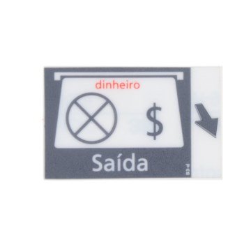 Adesivo Saída Dinheiro Multi/Saque
