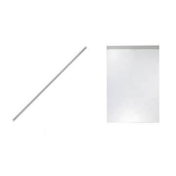 Kit Porta Cartaz Perfil Alumínio Triplo