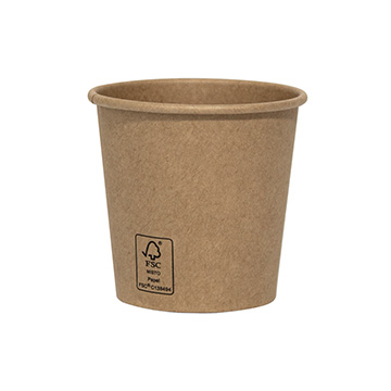 Copo Papel Kraft 120ml CertFSCMisto70% CU COC855709 50UN