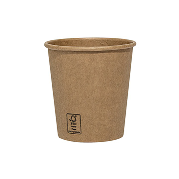 Copo Papel Kraft 210ml CertFSCMisto70% CU COC855709 50UN