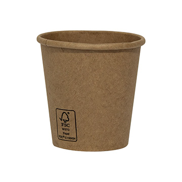 Copo Papel Kraft 80ml CertFSCMisto70% CU COC855709 50UN