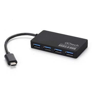 Hub USB-C 3.0 Go Tech 4 Portas USB-A