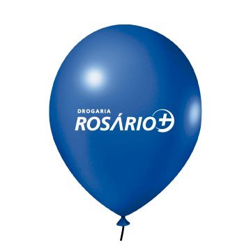 Balão de Latex 9 Azul Royal Drogaria Rosário PCT 50UN