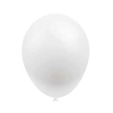 Balão de Látex 7 Branco PCT 50UN