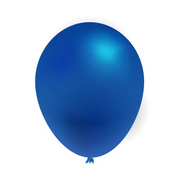 Balão de Látex 7 Azul Royal PCT 50UN