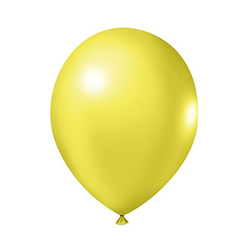 Balão de Látex 7 Amarelo PCT 50UN