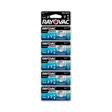 Bateria Lítio Rayovac 3V CR2032 SM-50 5UN