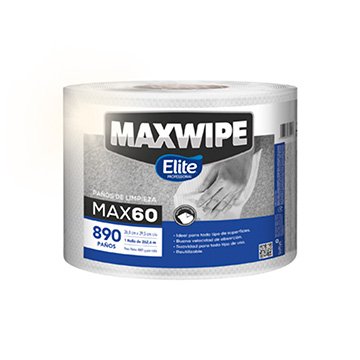 Pano Descartável Wiper Maxwipe 60 g/m2 0,25x0,34m RL 890UN