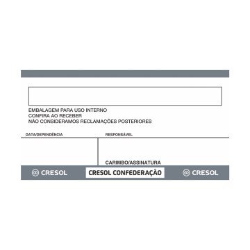 Etiqueta Dinheiro sem Valor (200 mil) Cresol PCT 100UN