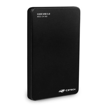 Gaveta para HD/SSD Externo 2.5´ C3 Tech CH-300BK USB 3.0