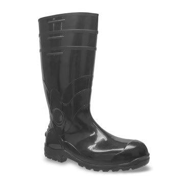 Bota PVC Bracol 85BPL600 Cano Longo Preta 37