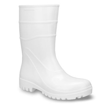 Bota PVC Bracol 82BPC600 Cano Médio Branca 40