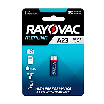 Bateria Alcalina Rayovac V23GA SM-10 12V