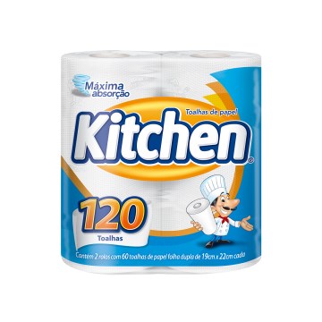 Papel Toalha Kitchen Multiuso 2UN