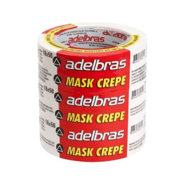 Fita Crepe Adelbrás 18mmX50m Mask 710 PCT 6UN