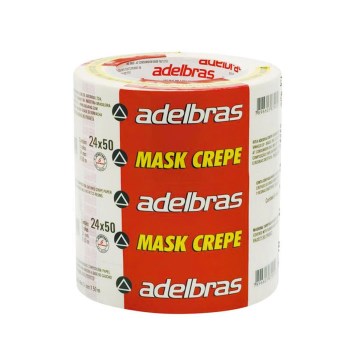 Fita Crepe Adelbrás 24mmX50m Mask 710 PCT 5UN