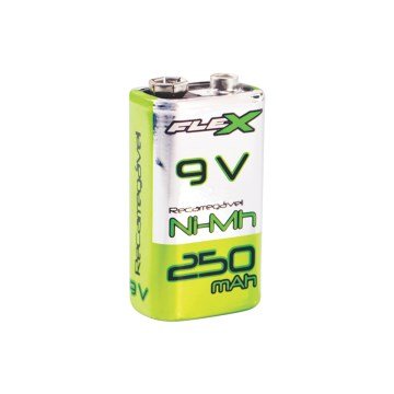 Bateria Recarregável 9V 250 Mah Flex FX-9V/25B1