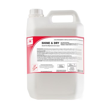 Aditivo Secagem Spartan Máquina Lavar Louça Shine Dry 5L