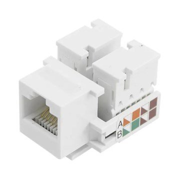 Conector Keystone RJ45 CHIP SCE CAT5 Fêmea WT2004X/W
