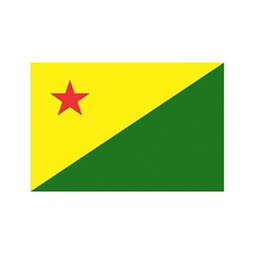 Bandeira Estadual Acre 1,35 x 1,93M Externa