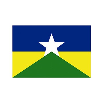 Bandeira Estadual Rondônia 1,35 x 1,93M Externa