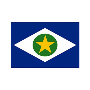 Bandeira Estadual Mato Grosso 0,90 x 1,28M Interna