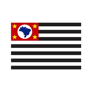 Bandeira Estadual São Paulo 0,90 x 1,28M Interna