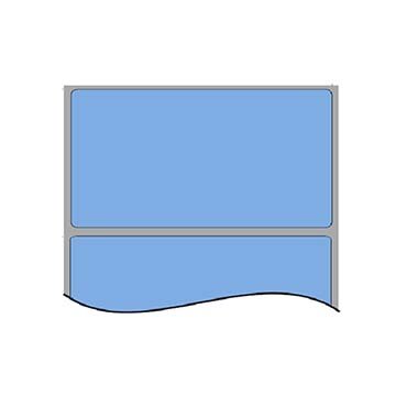 Etiqueta Adesiva 100X50mm Azul 2142C RL 200UN
