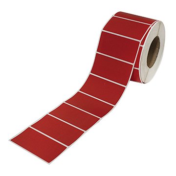 Etiqueta Adesiva 100X50mm Vermelho 2035C RL 200UN