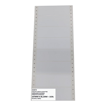 Etiqueta Adesiva Aquattro 107mmX36,1mm PCT 500fls