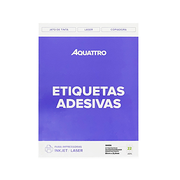 Etiqueta Adesiva Aquattro 25,4mmX99mm PCT 25fls