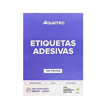 Etiqueta Adesiva Aquattro 31mmX17mm PCT 100fls