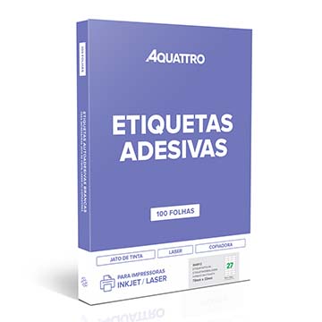 Etiqueta Adesiva Aquattro 70mmX33mm PCT 100fls