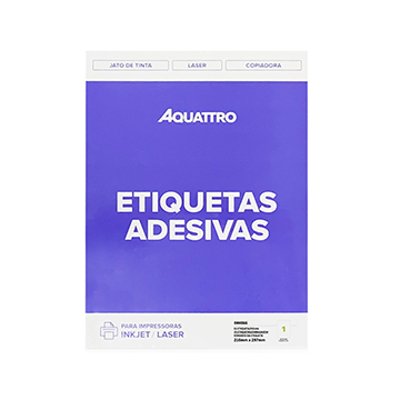 Etiqueta Adesiva Aquattro 99,1mmX38,1mm PCT 25fls