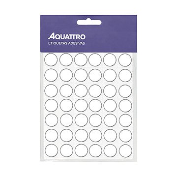 Etiqueta Adesiva Aquattro (Go Office) Redon 13mm BR PCT 5fls