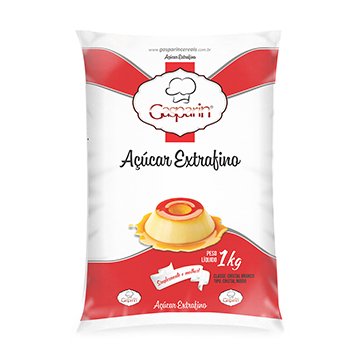 Açúcar Extra Fino Gasparin 1kg