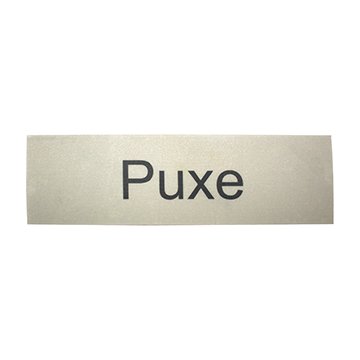 Adesivo Puxe para portas de vidro Bradesco CVE 553
