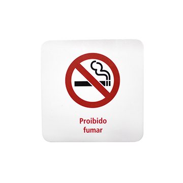 Placa Proibido Fumar Projeto Ipê Bradesco