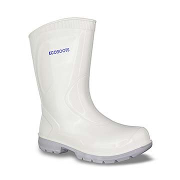 Bota PU Ecoboots 91SPUC600 Cano Curto Branca 38