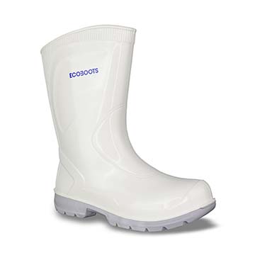 Bota PU Ecoboots 91SPUC600 Cano Curto Branca 42