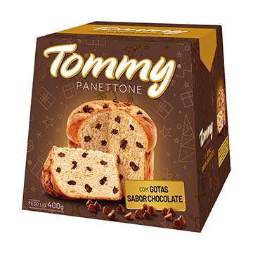 Panettone Tommy Gotas de Chocolate 400g