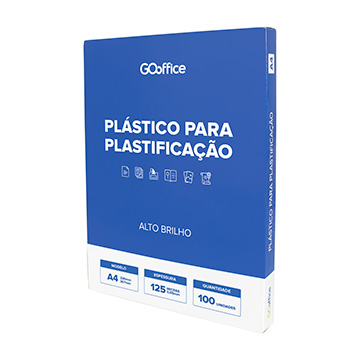 Plástico para Plastificação Go Office A4 220x307mm PCT 100UN