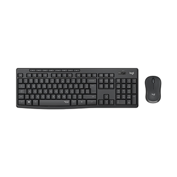 Kit Teclado e Mouse sem Fio Logitech MK295 Silent Preto