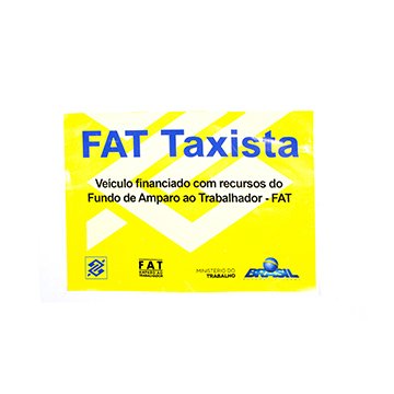Adesivo FAT Taxista 170X120