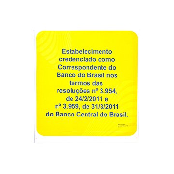 Adesivo Lei Mais BB