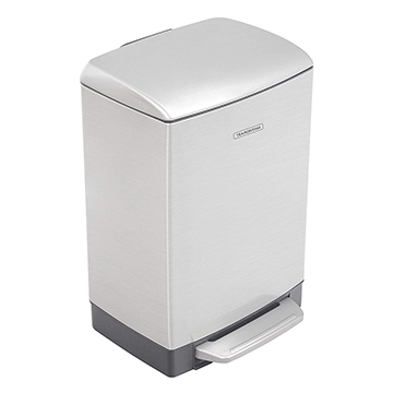 Lixeira Inox Tramontina com Pedal D Slim 12L