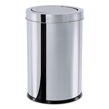 Lixeira Inox Brinox Basculante 21,2L