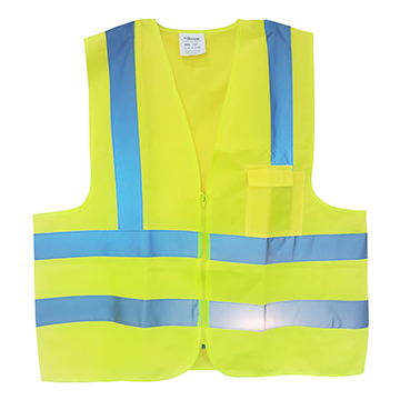 Colete Refletivo Plastcor Fechamento Zíper Amarelo XXG